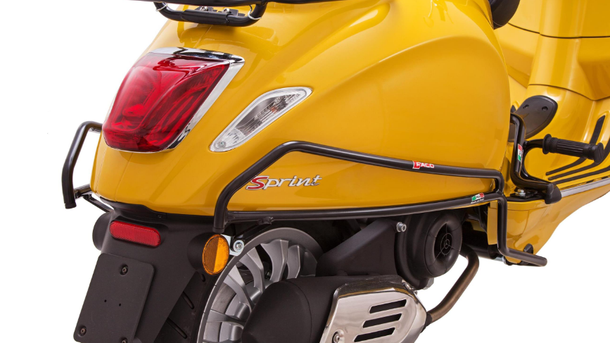Arceau de protection latéral pour Vespa Primavera/Sprint/Elettrica 50-150ccm, noir