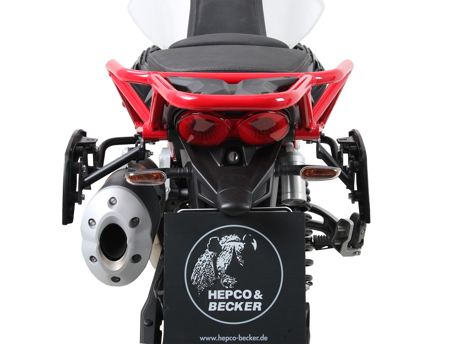 Support latéral C-Bow noir pour V85 TT (année 19-) Hepco & Becker