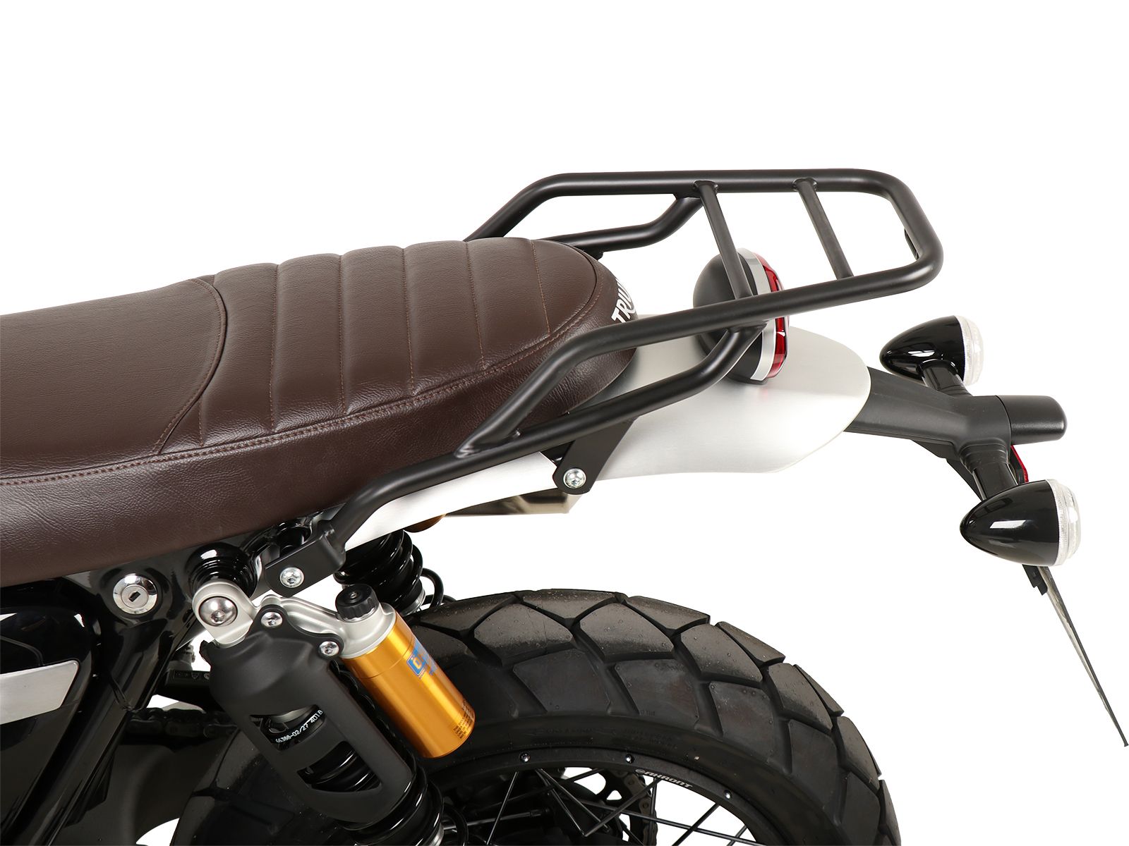 Porte-bagages tubulaire noir pour Triumph Scrambler 1200 XE (24- ) Hepco & Becker