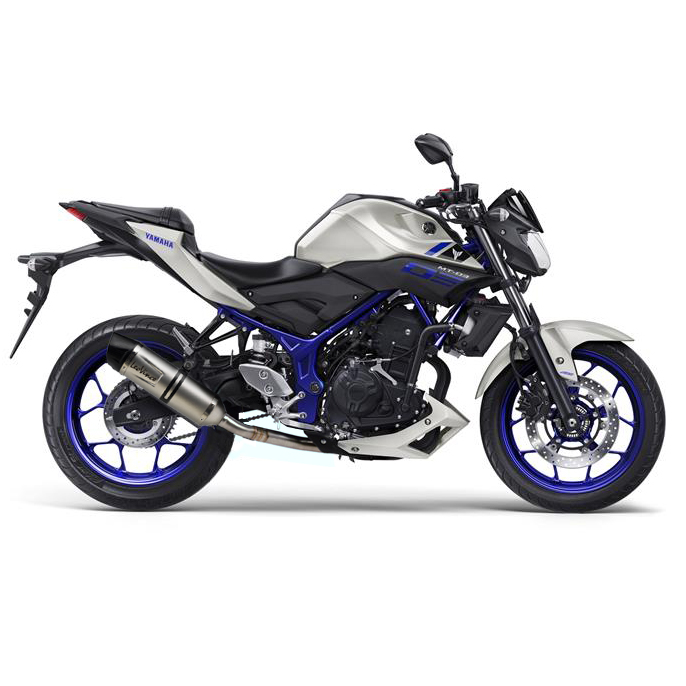 LeoVince système d?èchappement SBK LV One Evo 2, acier inoxydable, système complet pour Yamaha MT-03 / YZF-R3