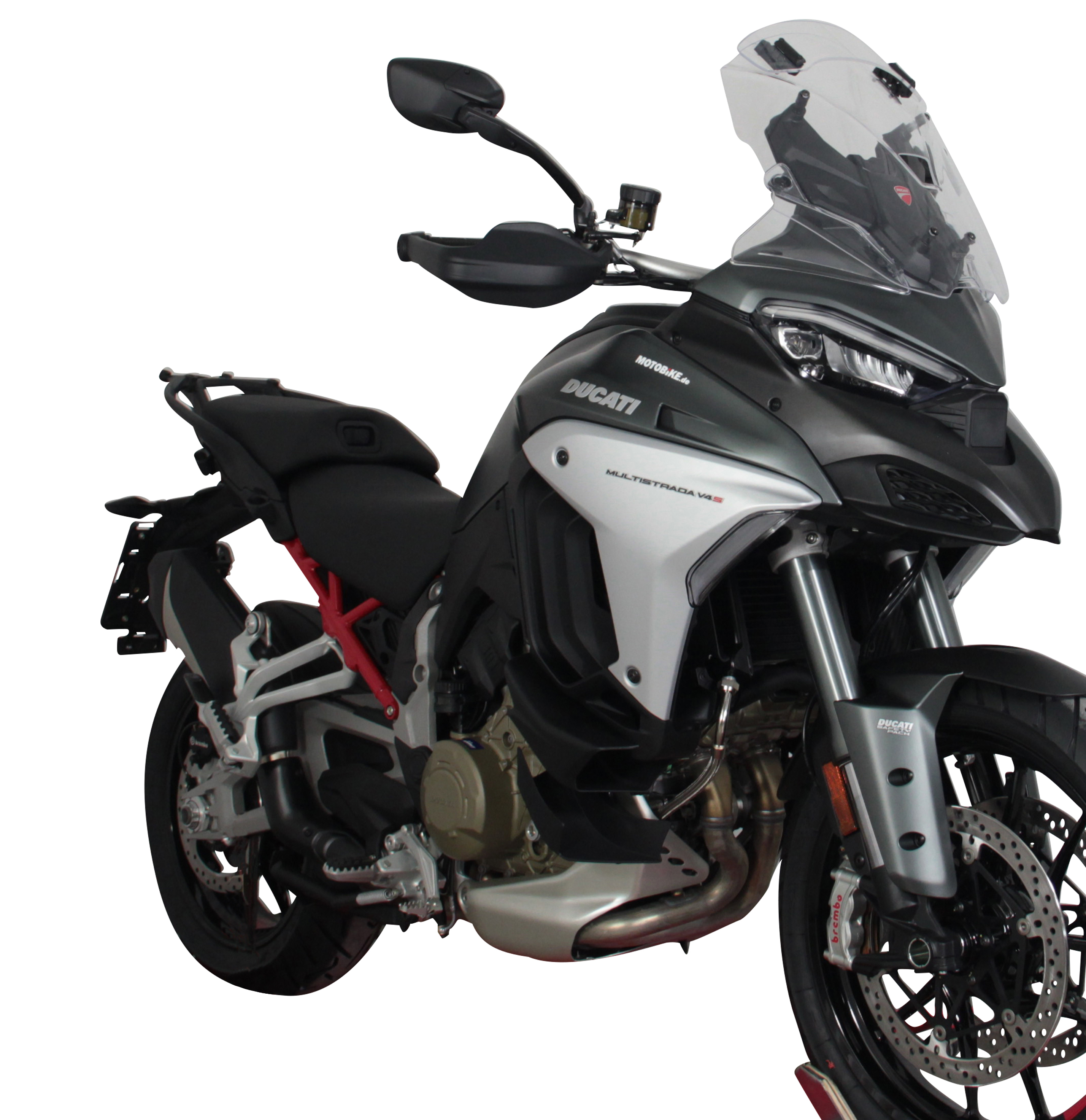 Cache-sommier MRA "VTM" transparent pour Ducati Multistrada V4 (21-)