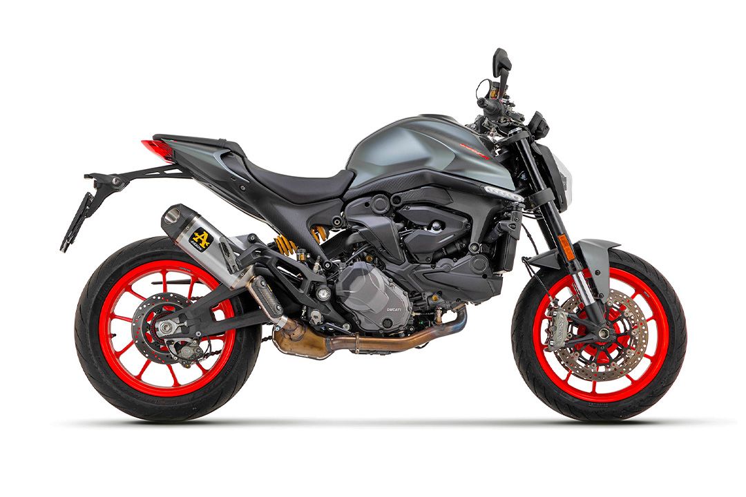 ARROW pot d'échappement INDY RACE aluminium pour Ducati Monster / Monster+ à partir de l'année modèle 2021-