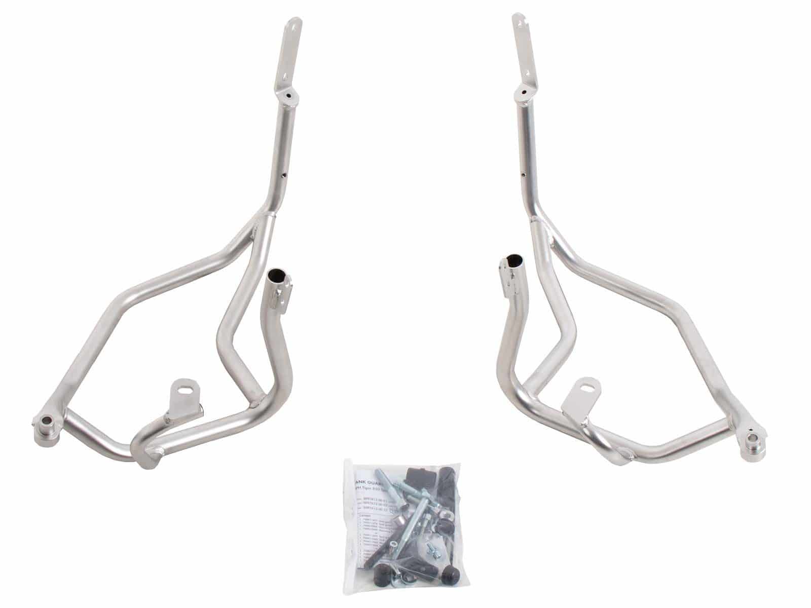 Arceau de protection de réservoir "Solid" argent pour Triumph Tiger 900 Rally / GT / PRO (20-) Hepco & Becker