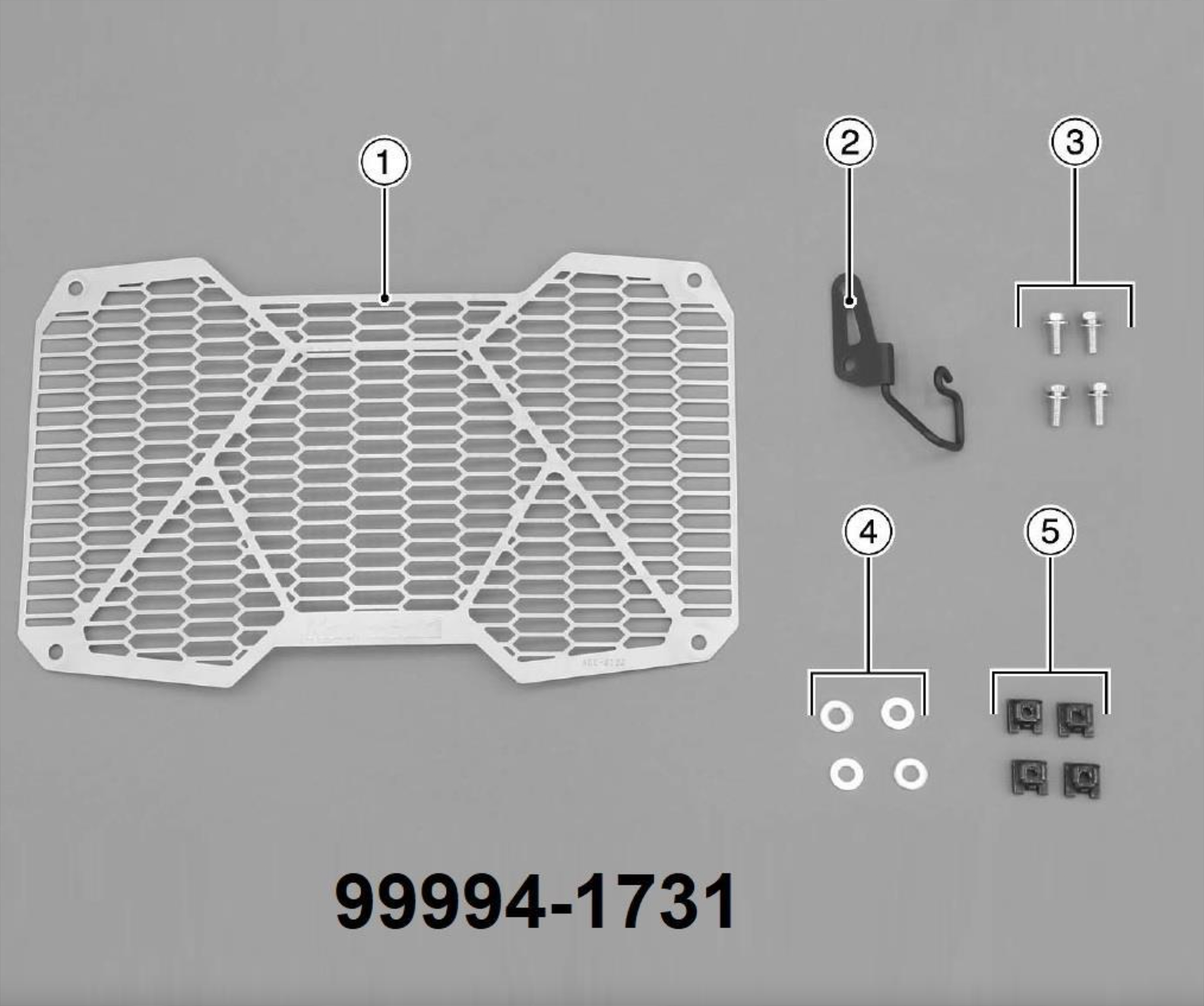 Carénage de radiateur pour Kawasaki pour Z 650 RS 2022- original