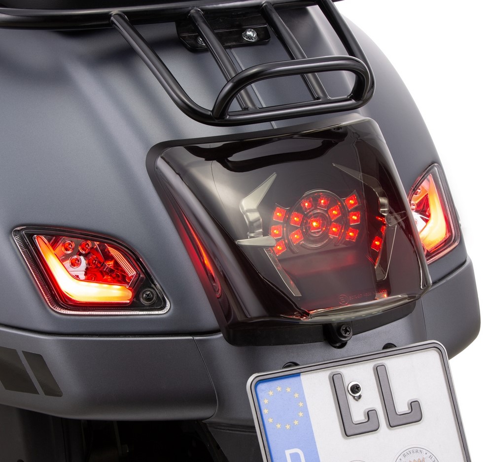 Kit clignotants arrière gauche/droite pour Vespa GTS/GTS Super/GTV/GT 60/GT/GT L ('03-'13), clair