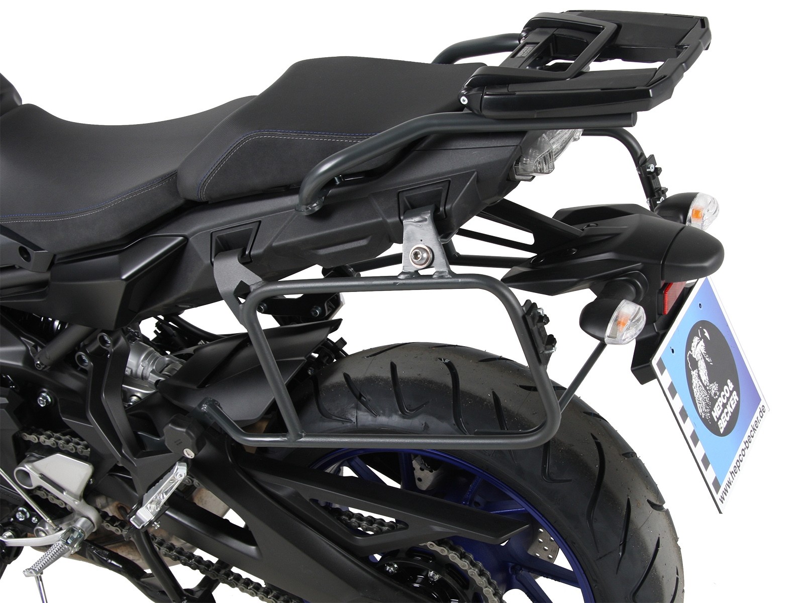 Easyrack Porte-casque anthracite pour Yamaha Tracer 900 / GT (année 18-) Hepco & Becker