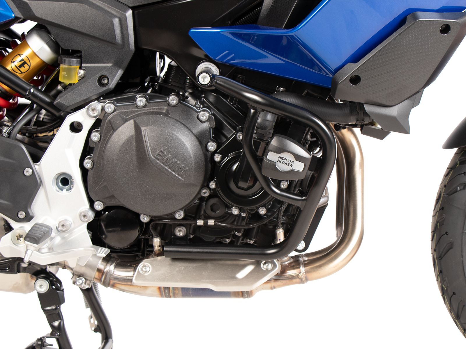 Arceau de protection moteur avec protectionpad noir pour BMW F 900 XR (25-) Hepco & Becker