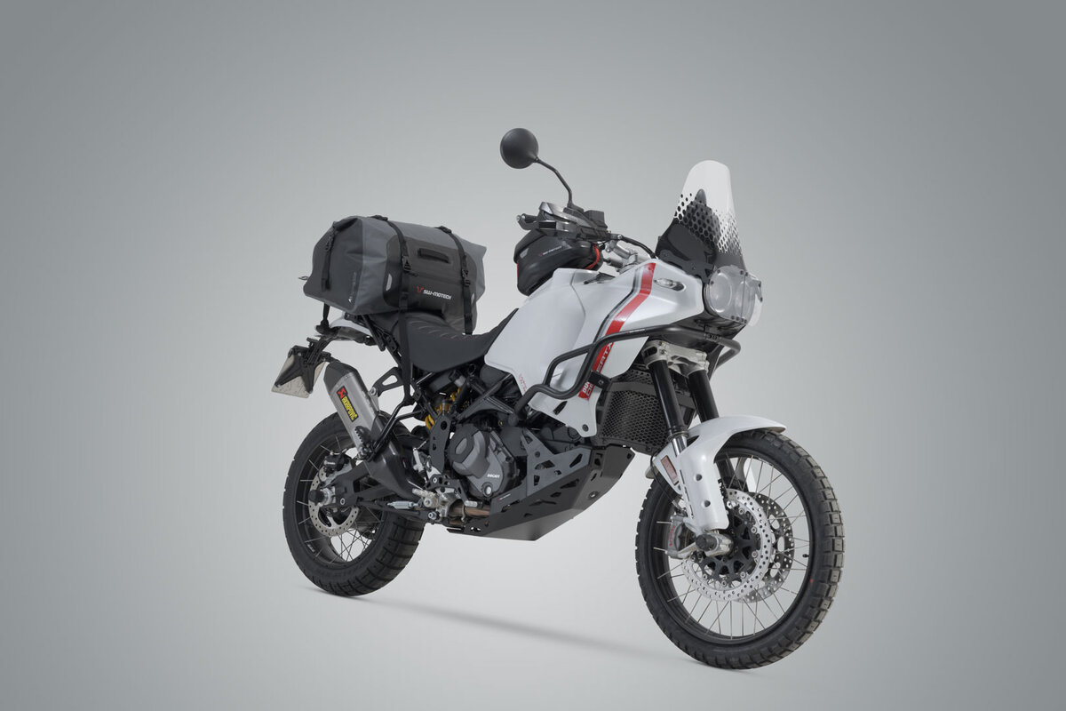 Drybag 350 sacoche arrière pour Moto Guzzi V85 TT /Travel, noir / gris - SW Motech