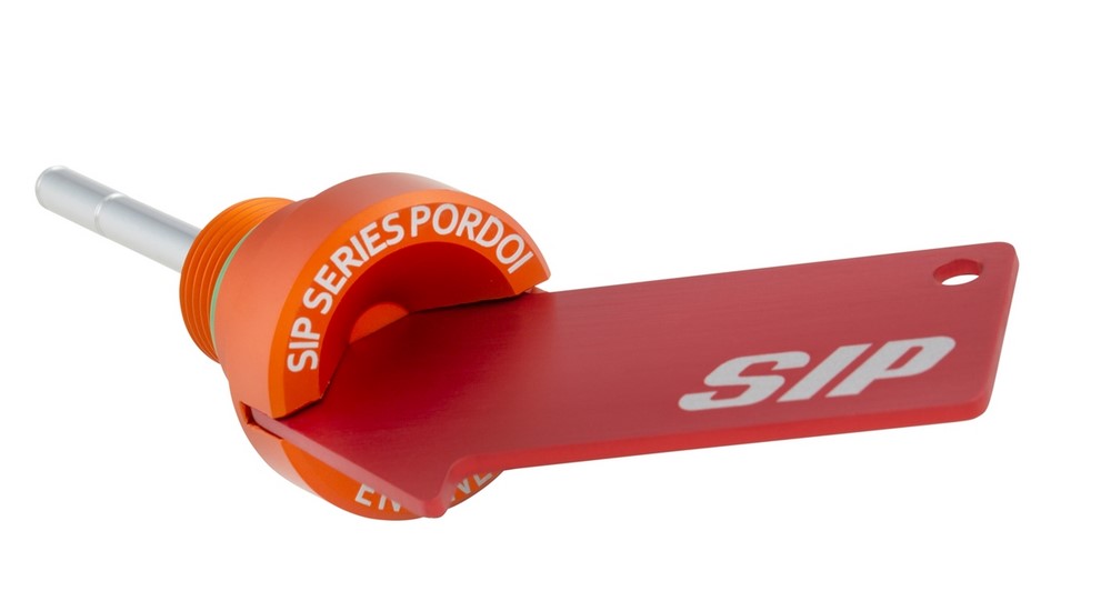 Bouchon de remplissage d'huile moteur pour Vespa, orange mat