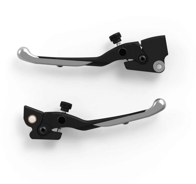 Kit levier sport RIZOMA pour Vespa Primavera/Sprint/Elettrica, argent/noir