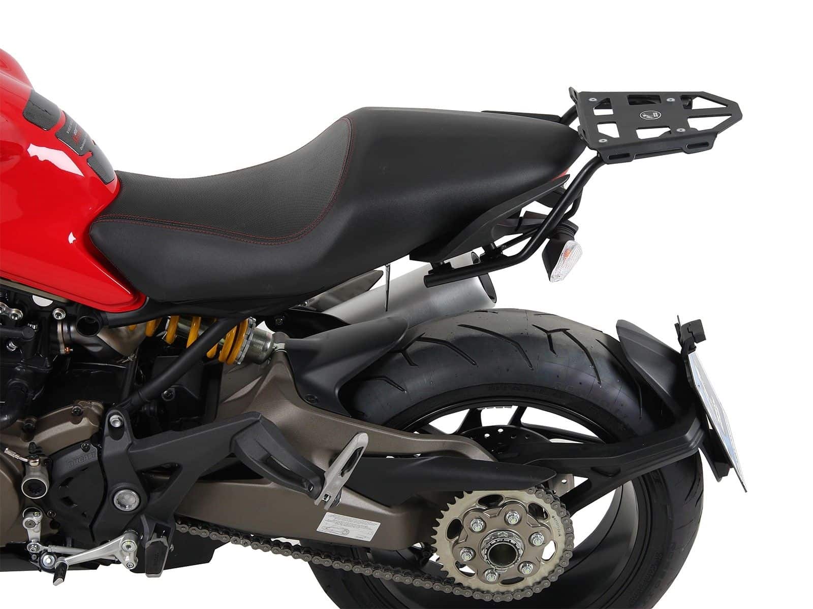Minirack porte-bagages arrière souple noir pour Ducati Monster 1200 /S (13-16) Hepco & Becker