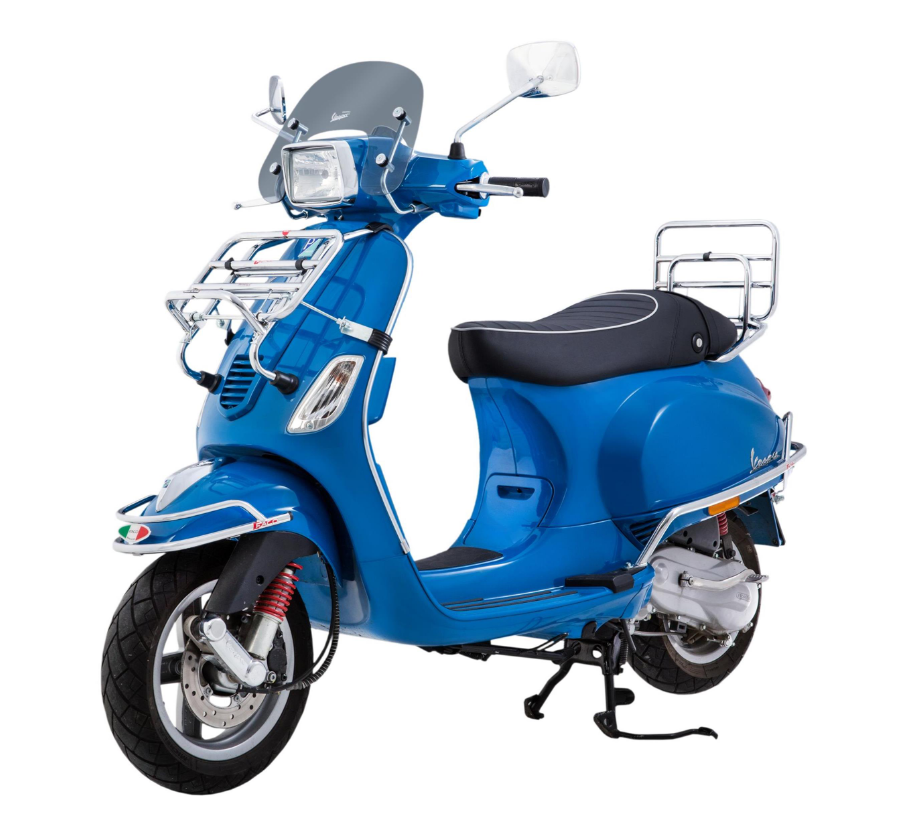 Porte-bagages avant pour Vespa S 50-150ccm, pliable, chrome
