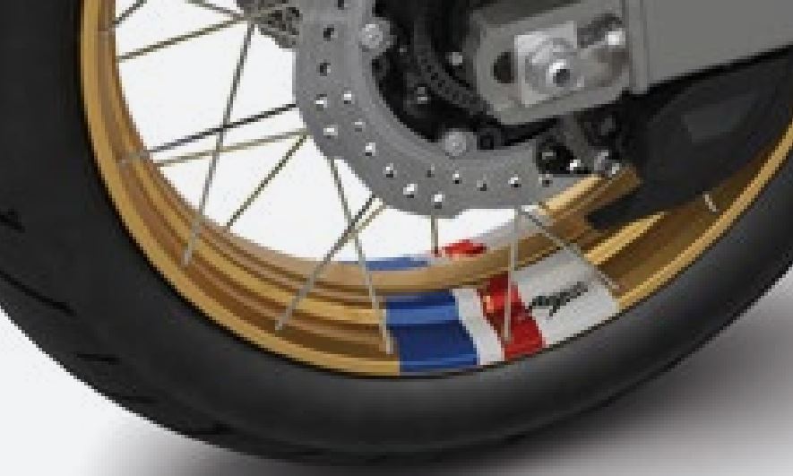 Autocollant de bord de jante "Tricolor" pour Honda CRF 1100 Africa Twin / Adventure Sports (24-) Original