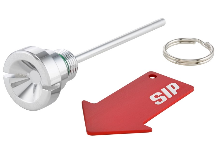 Bouchon de remplissage d'huile moteur pour Vespa GTS/GTS Super/GTV 300ccm HPE, chrome