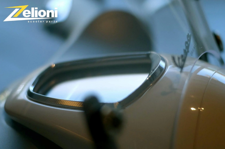 Anneau décoratif tachymètre ZELIONI pour Vespa 946 3V i.e. 125ccm, argent