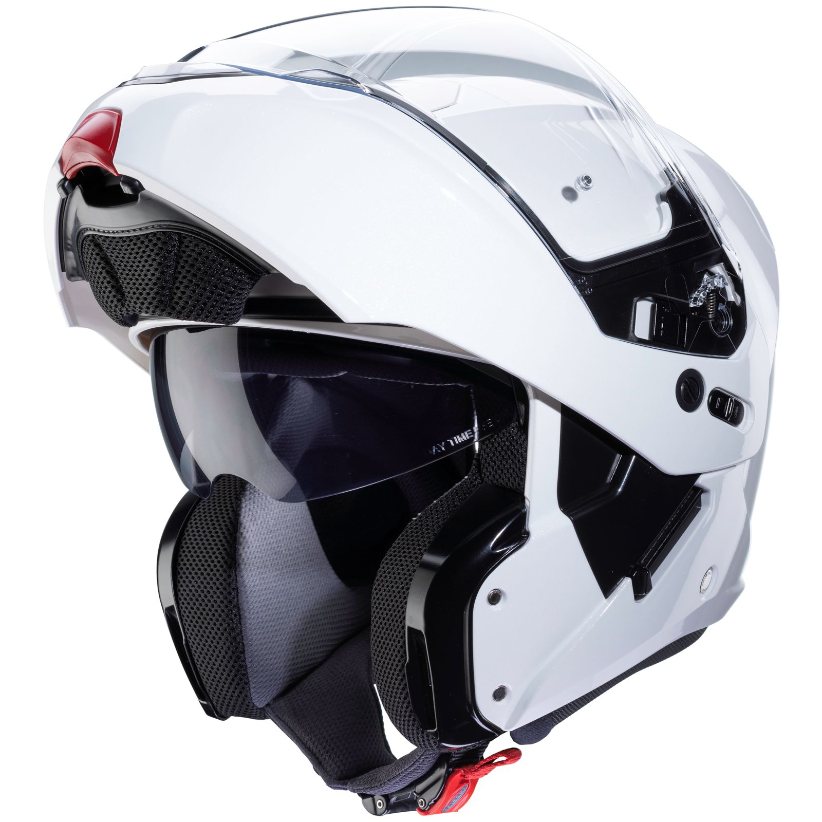 Caberg casque Horus, blanc métallisé