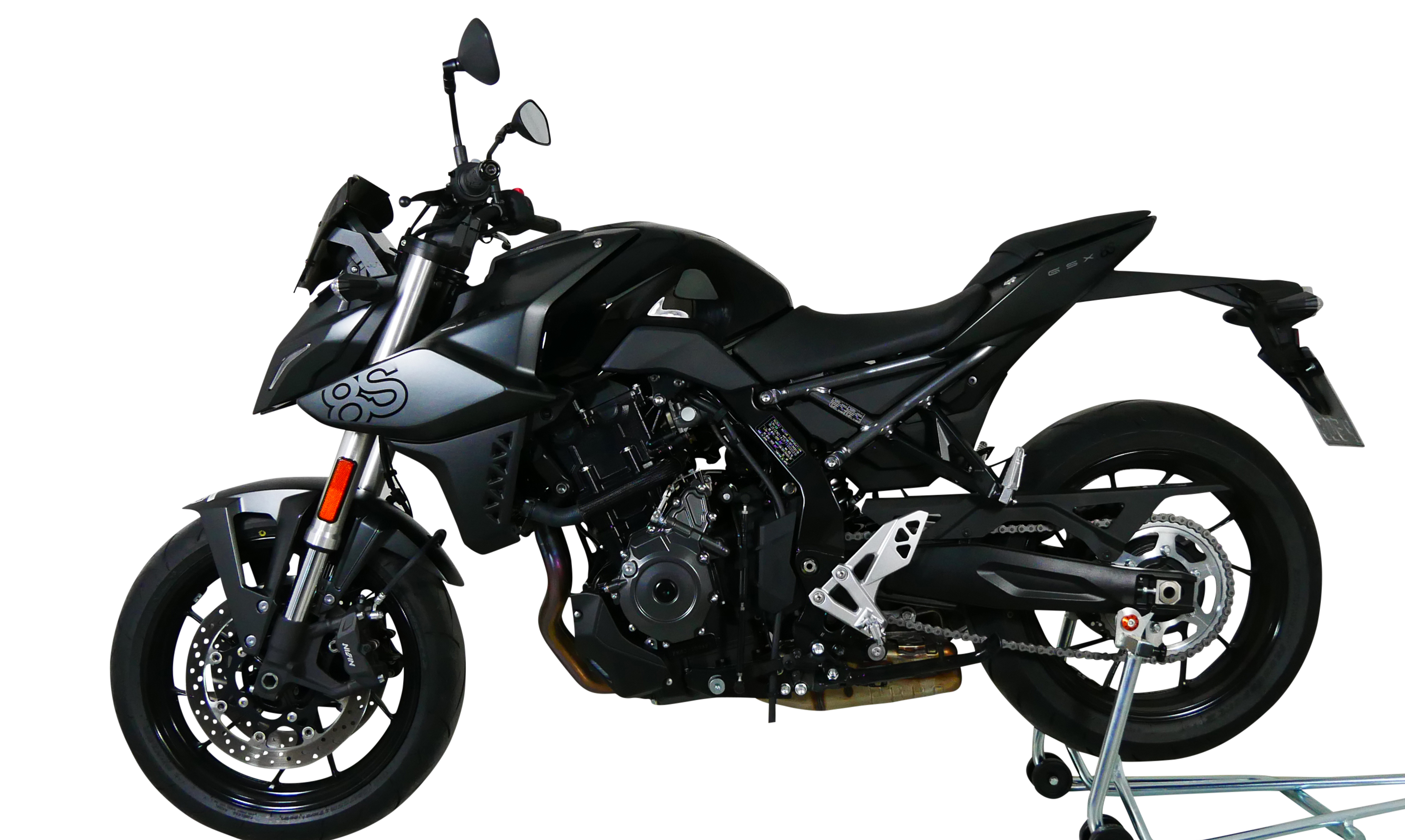 Ecran sport MRA "NSPM" noir pour Suzuki GSX-8S (23-)