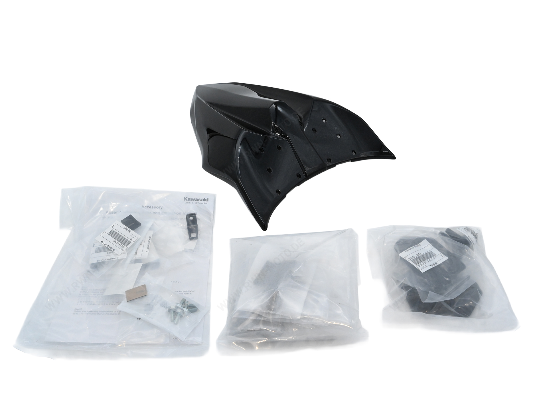 Cache-sommier "660" Metallic Spark Black Ninja650 2017/ Z650 2017 Original Kawasaki