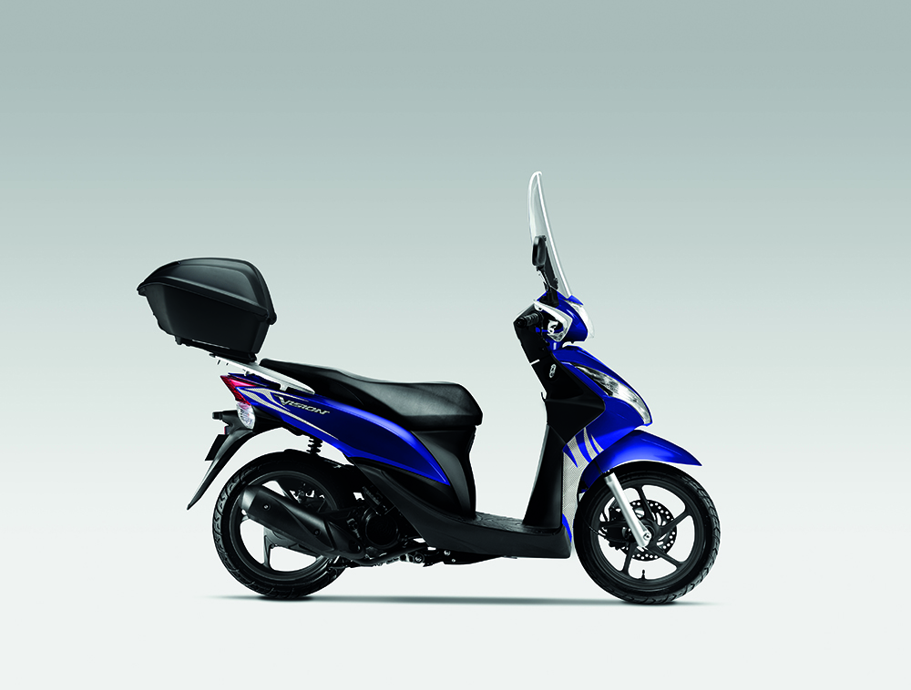 Jeu d'autocollants originaux Honda Vision50/ Vision110 "Safari" blanc