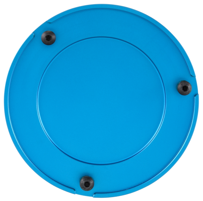 Cache couvercle vario pour Vespa, bleu mat