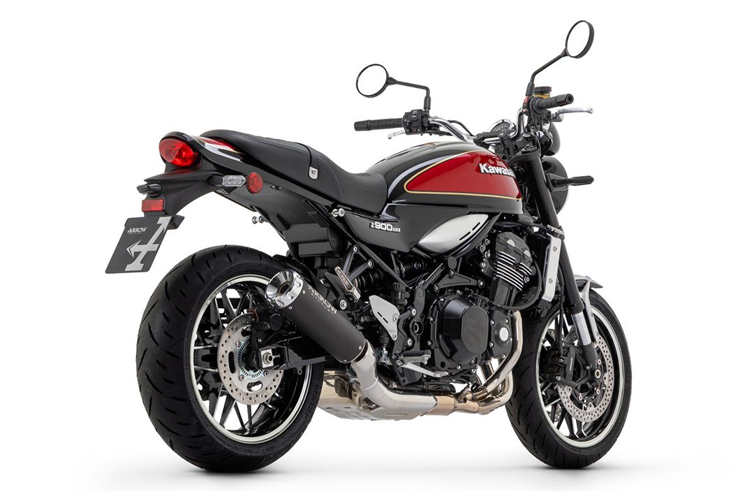 Échappement ARROW DARK REBEL pour Kawasaki Z 900 RS (18-)