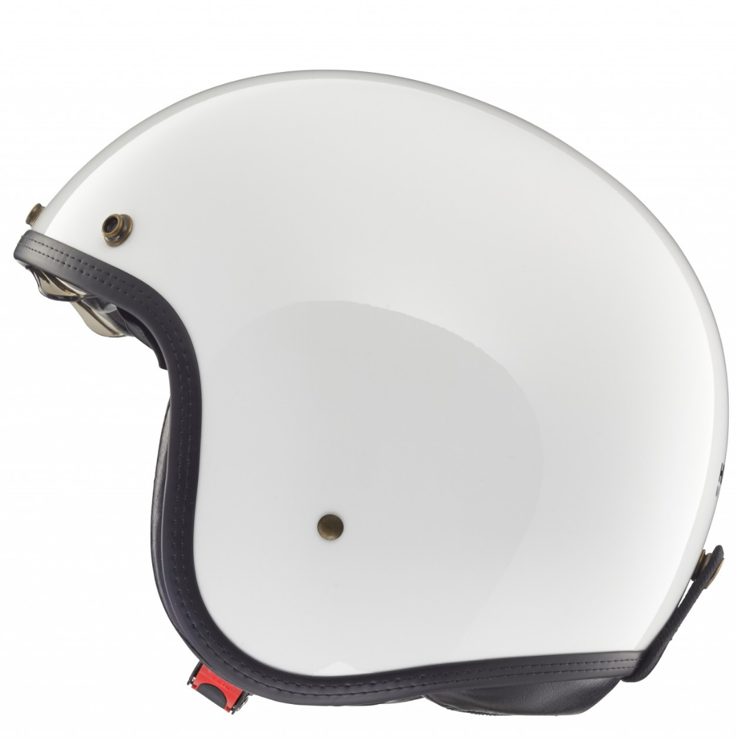 Helmo Milano casque jet, Audace, Italy Flag, blanc