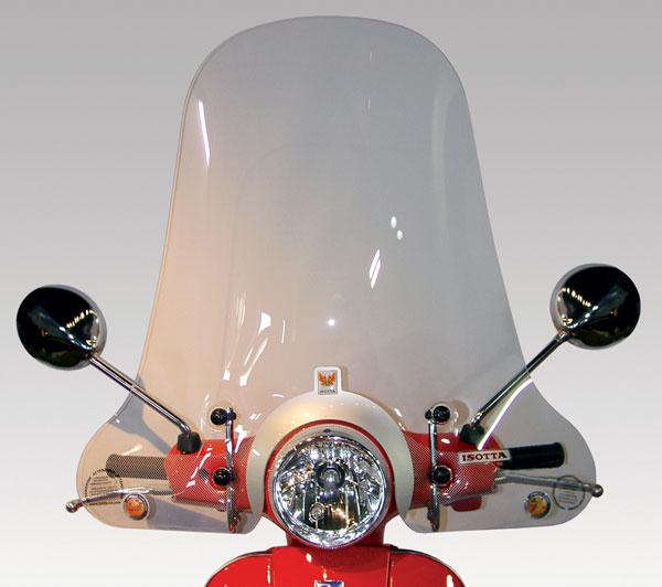 Pare-brise haut transparent pour Vespa LX - Isotta