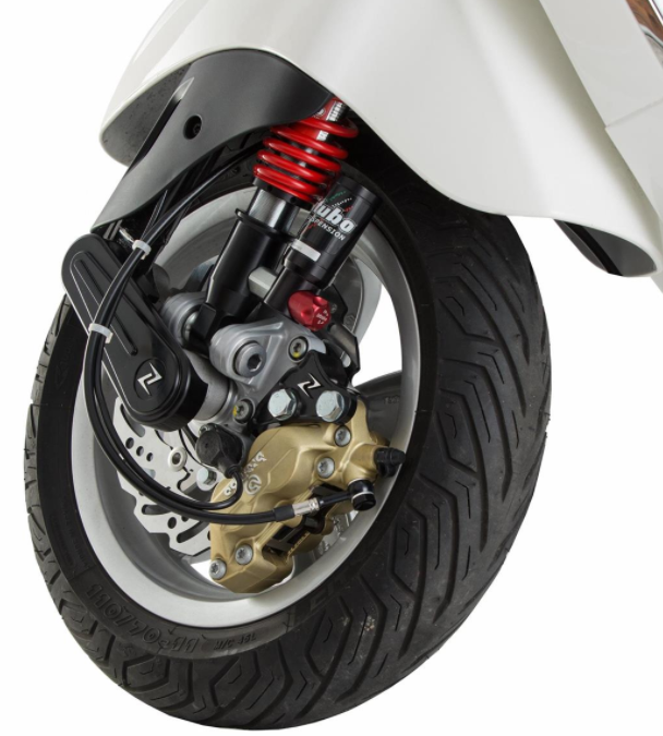 Adaptateur pour étrier de frein BREMBO, avant pour Vespa Primavera/Sprint 50-150ccm, noir