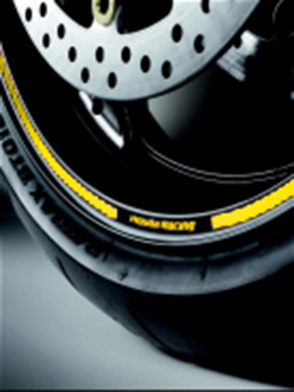 Original Honda CB 650 F/ CBR 600 RR kit d'autocollants pour jantes jaune