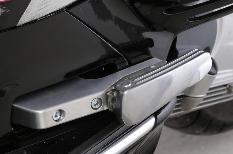 Adaptateur de repose-pieds passager pour Vespa GTS/GTS Super/GTV/GT 60/GT/GT L 125-300ccm, argent brillant