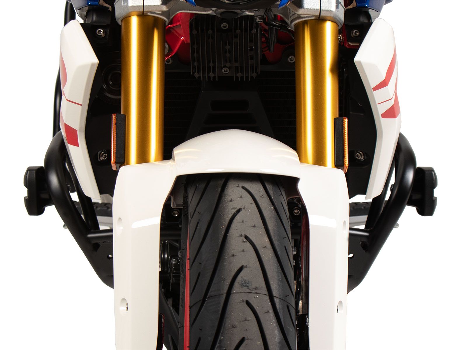 Arceau de protection du moteur avec protectionpad noir pour BMW G 310 GS (17-) Hepco & Becker