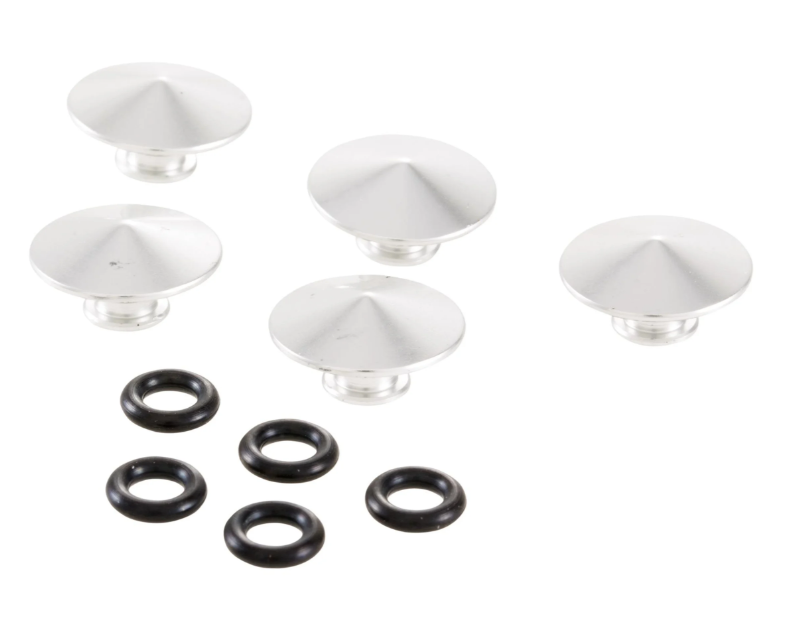 Cache boulon de roue avant ou arrière, argenté