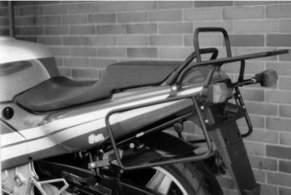 Pont à bagages tubulaire Support de top case et support de valises latérales pour Honda CBR 600 F (86-90) Hepco & Becker