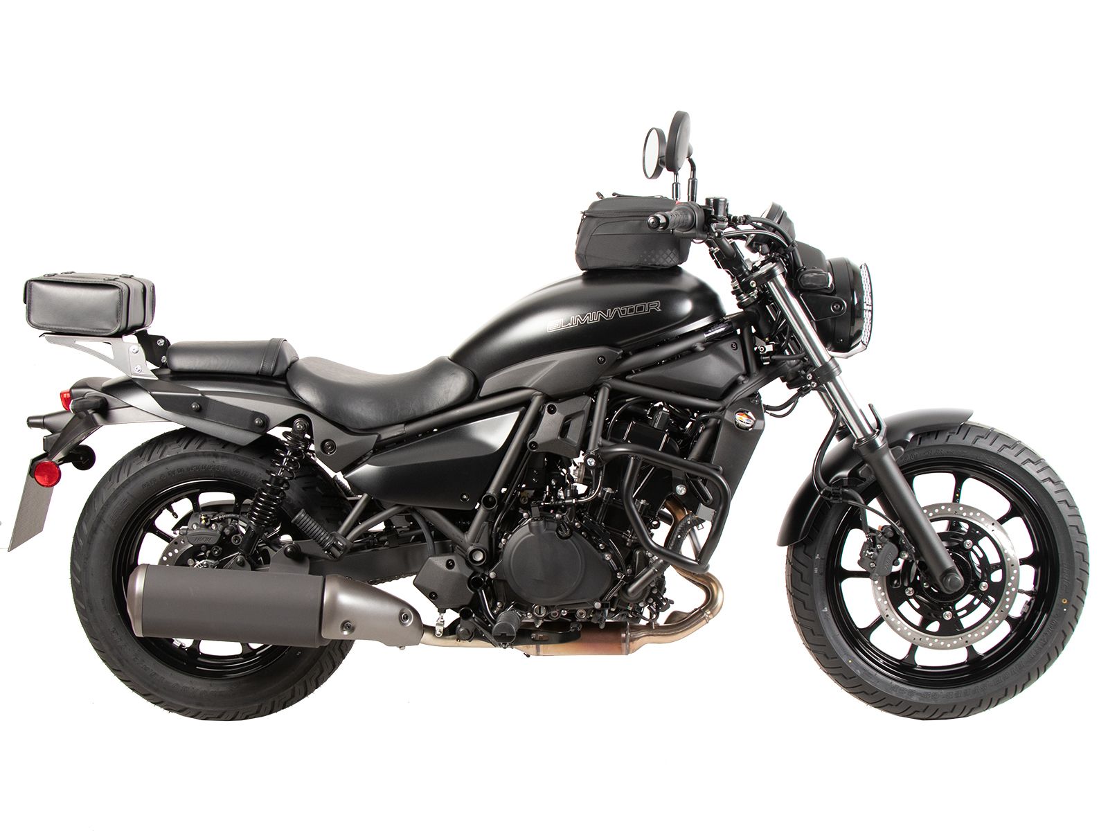 Sacoche arrière en cuir LEGACY Hepco & Becker - Noir