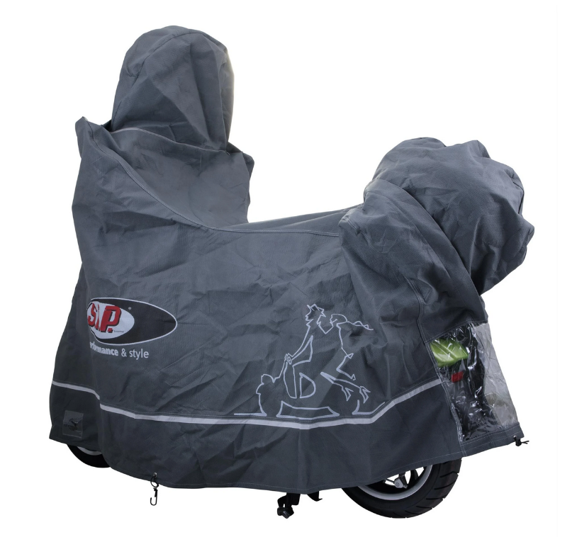 Garage pliant Indoor PREMIUM 2.0 pour Vespa GTS/GTV/GT, taille XL, gris