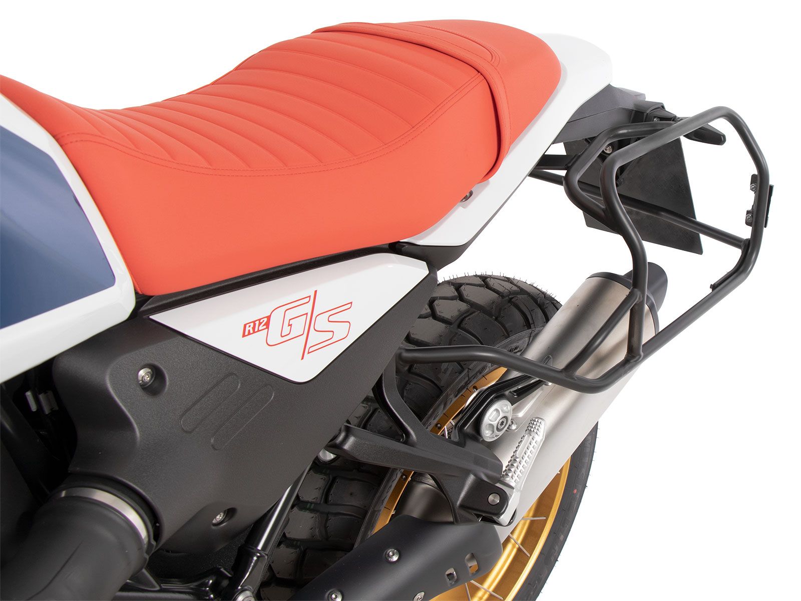 Kit de support de valises Cutout support incl. kit de valises Xplorer Cutout noir pour BMW R 12 G/S (25-)