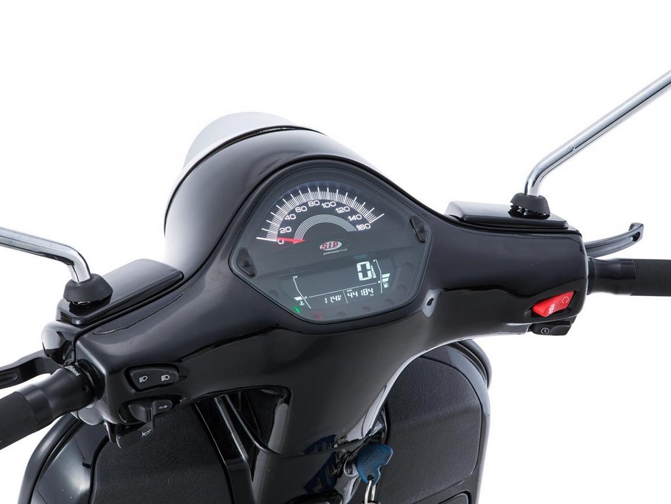 Compte-tours/tachymètre pour Vespa GT/GT L 125/200ccm/ GTS 125ccm, noir