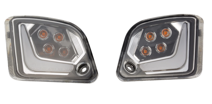 Kit clignotants avant & arrière pour Vespa GTS/GTS Super/GTV 125-300ccm ('14-), clair