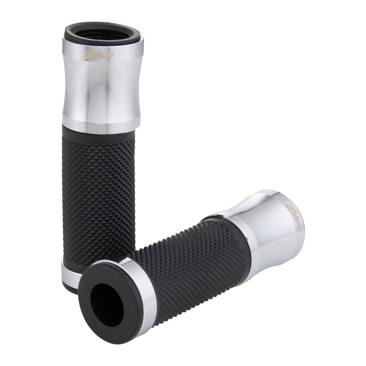 Poignées Zelioni chrome pour Vespa ET/LX/LXV/S/Primavera/Sprint 50-150ccm