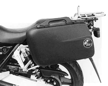 Porte-bagages latéraux vissés noir pour Honda CB 1000 F Big One (93-97) Hepco & Becker