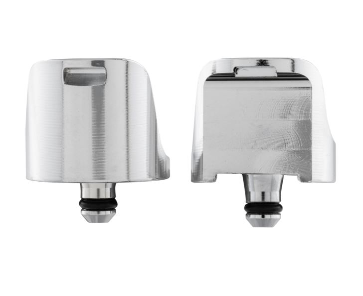 Cache trou de rétroviseur gauche & droite pour Vespa Primavera/Sprint/Elettrica 50-150ccm, chrome