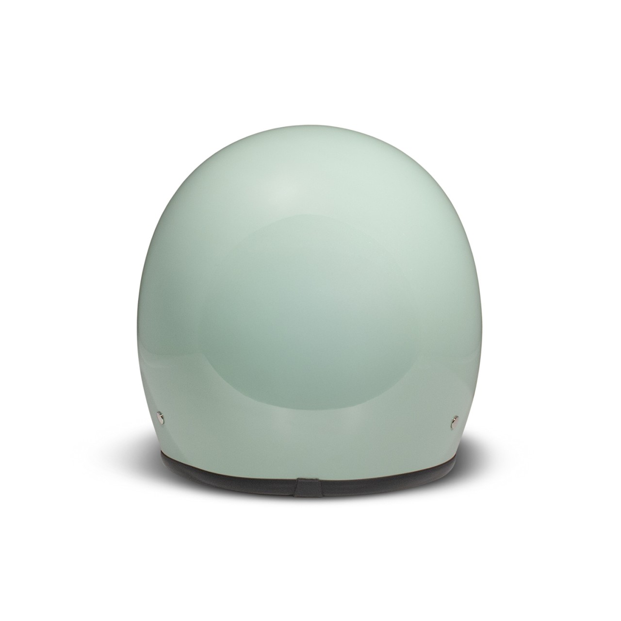DMD casque jet retro, menthe, brillant, lattementa, fibre de verre, ECE 22.06