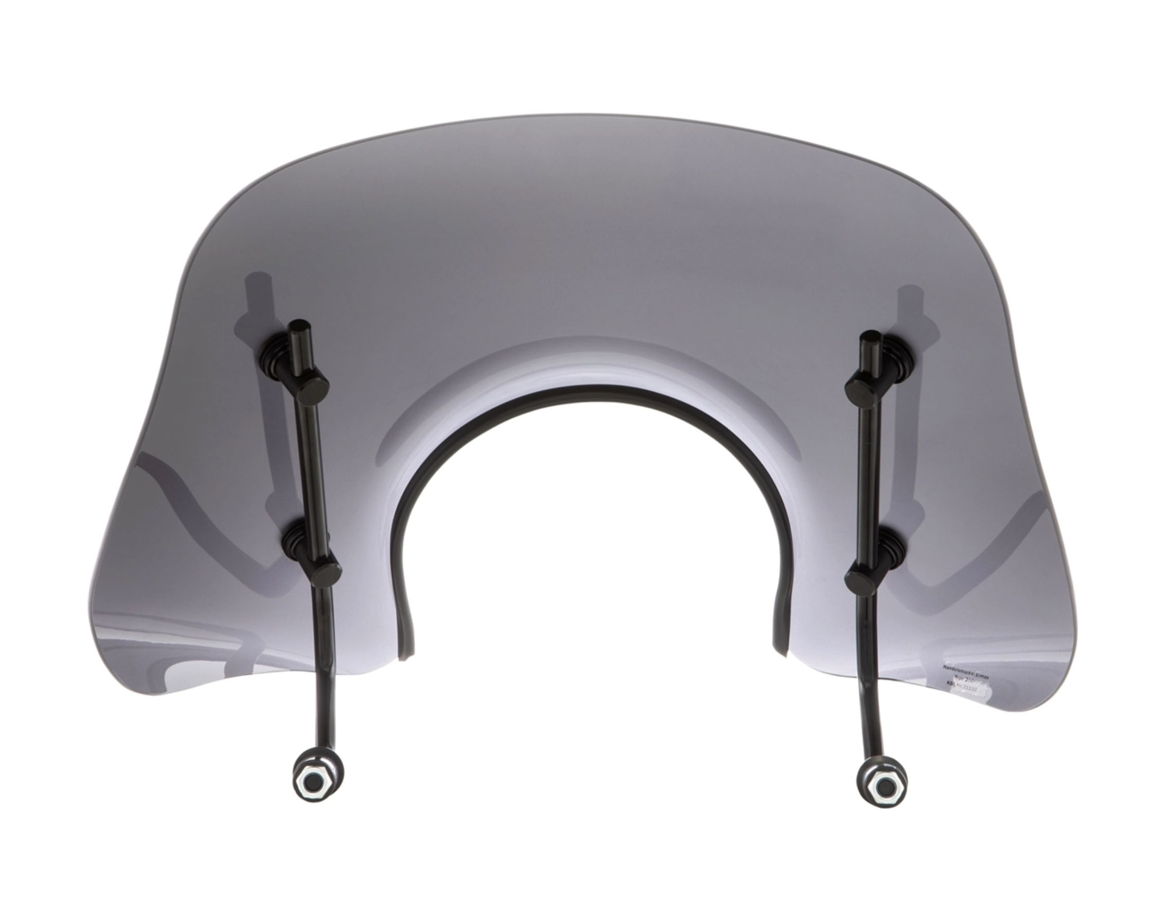 Flyscreen Piccolo pour Vespa GTS/GTS Super/GT/GT L 125-300ccm, noir mat