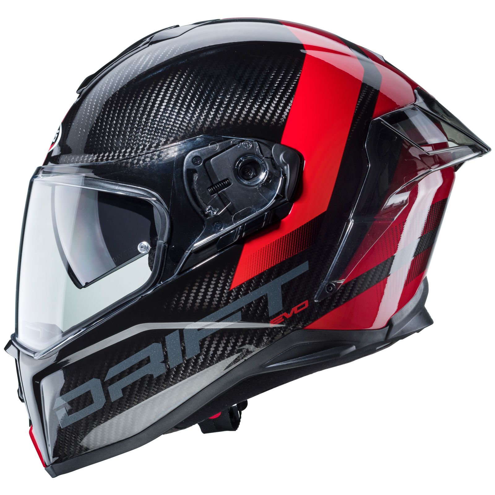 Caberg casque Drift Evo Carbon Sonic, noir/rouge
