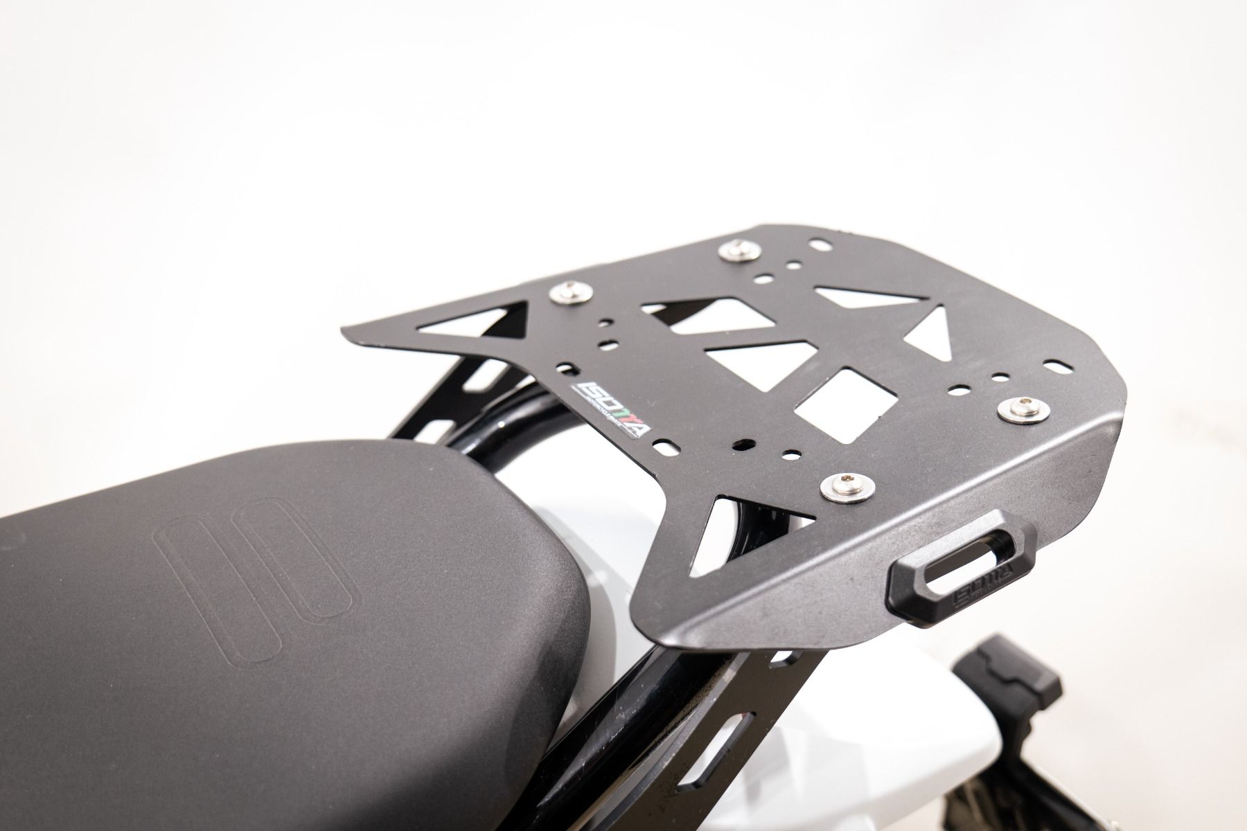 Porte-bagages pour Ducati DesertX, acier, noir