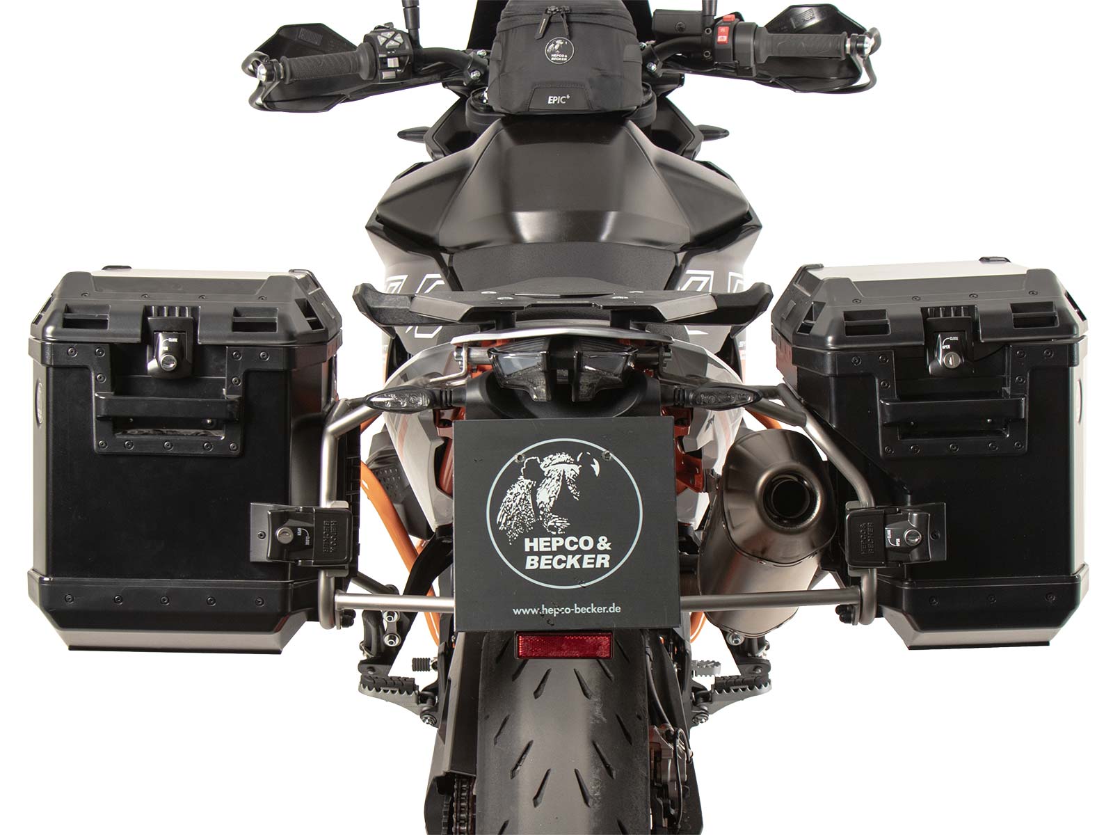 Kit de valises latérales avec support pour KTM 890 SMT (23-) Hepco & Becker