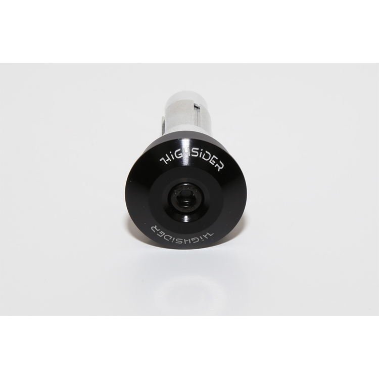 Kit de montage pour rétroviseurs d'extrémité de guidon sans poids d'extrémité de guidon, noir, Highsider DOT