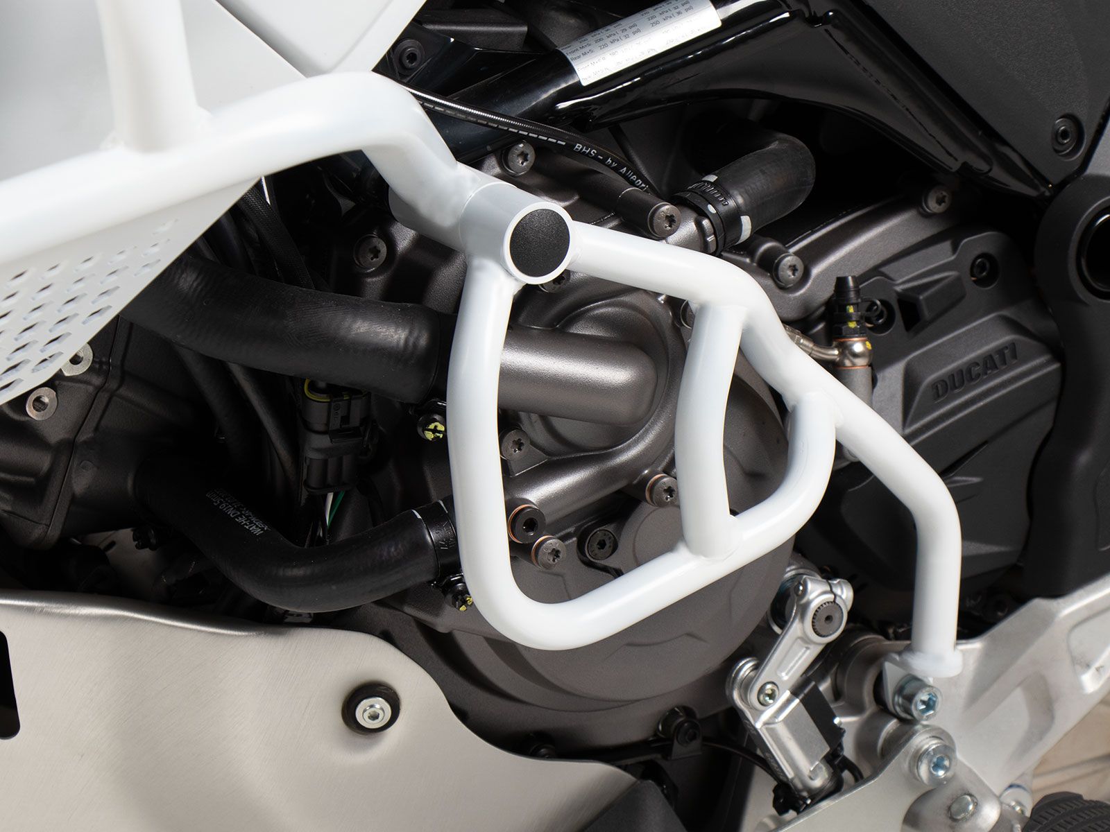 Arceau supplémentaire gauche blanc pour Ducati Desert X Rally (24-) Hepco & Becker