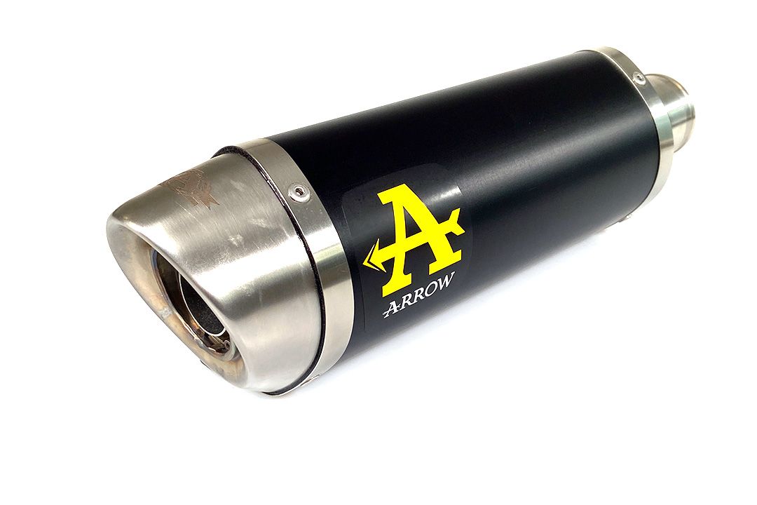 ARROW pot d'échappement DARK THUNDER aluminium noir pour Yamaha MT-07 (21-)