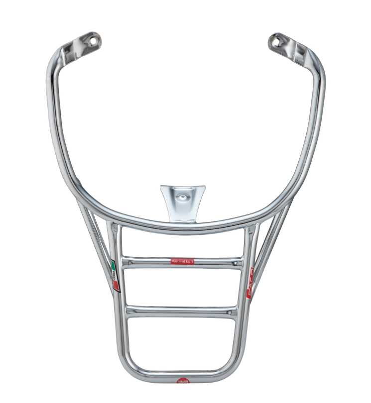 Pont à bagages arrière pour Vespa Primavera /Sprint /Elettrica 50-150ccm, chrome